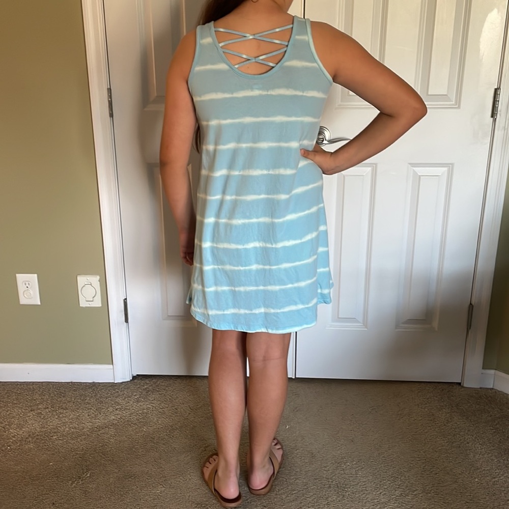 Old Navy girls blue ombré lattice dress size XXL - Picture 4 of 11